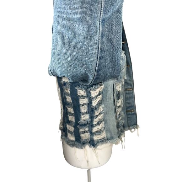Thrill Jeans Denim Cutout Women’s Jacket - Picture 5 of 10